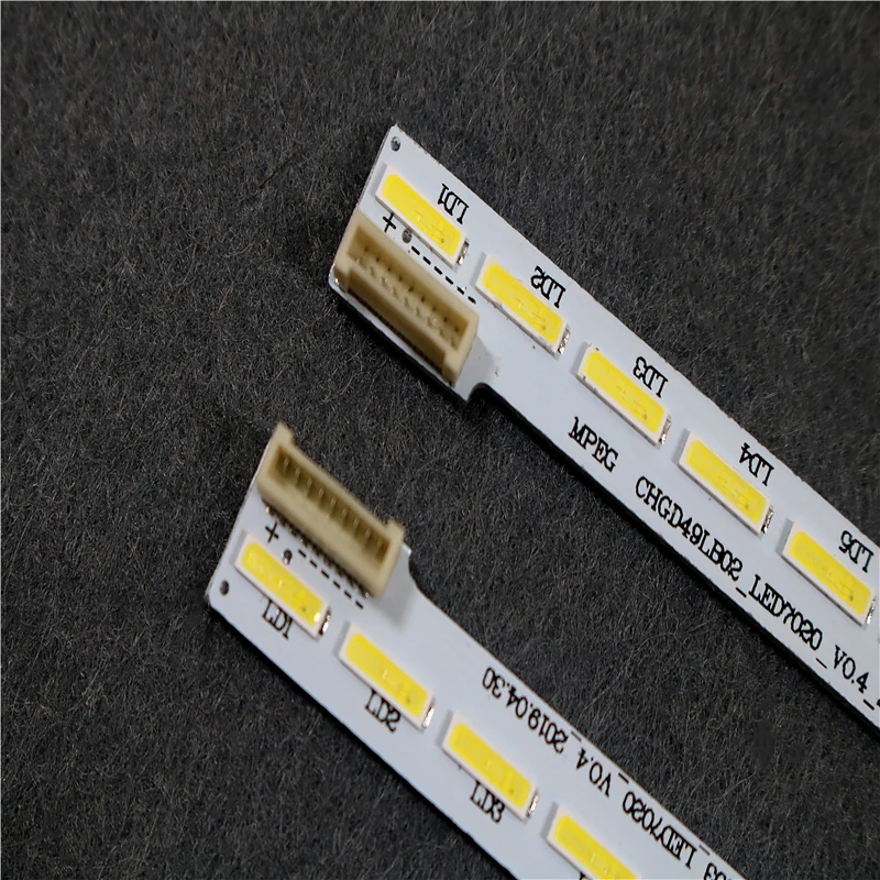 

100%new FORchanghong 49 "TV backlight bar is suitable for UD49C6000ID screen: m490u13-e1-l60 lamp 536MM long 9-pin socket