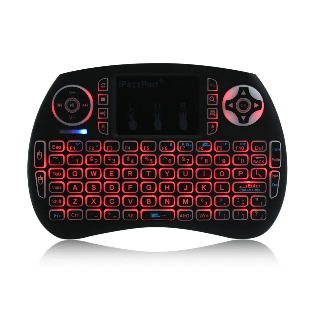 iPazzPort Wireless Mini Keyboard With Touchpad 2.4GHz USB Receiver
