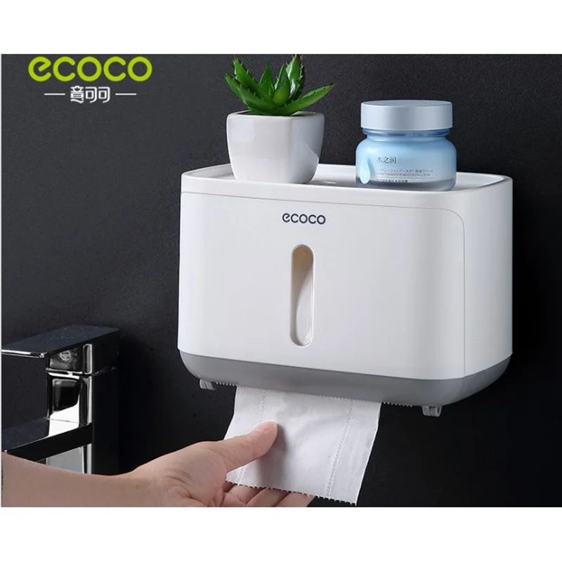 

Paper Towel Holder Waterproof Bathroom Wall Mounted Kitchen Holder for Paper Towel Dispenser Tissue Box Toilet Paper Holder