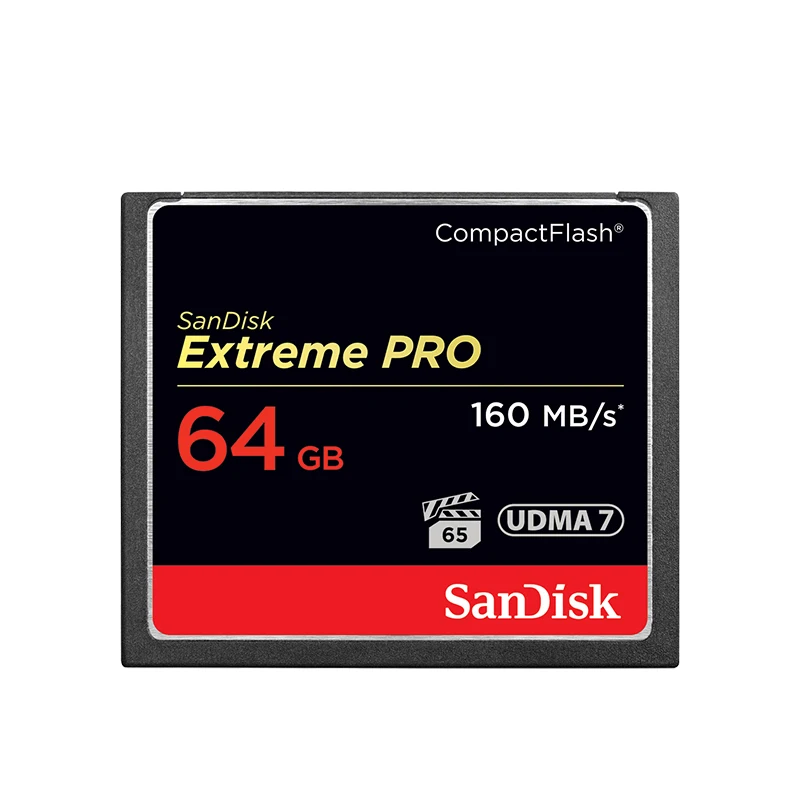 Карта памяти Sandisk Extreme Pro CF карта Compact Flash объемом 64 ГБ 32 128 максимальная скорость