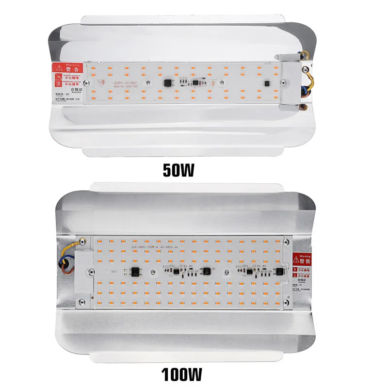 50 W 100 W Светодиодный Фито прожекторы 5730smd 6000lm полный спектр высокой Мощность светодиодный светать гидропоники посева AC220V IP65