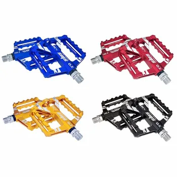 

4 Colors Platform Aluminum Alloy Road Bike Pedals Ultralight MTB Bicycle Pedal Bike Parts Accessories