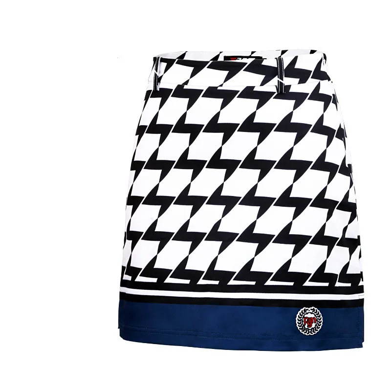 PGM/Брендовая женская юбка для гольфа для девочек, короткое клетчатое платье для отдыха и спорта тенниса, тонкие удобные дышащие трусы с подкладкой XS XL