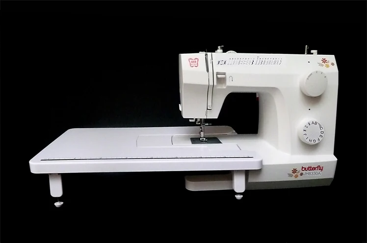 

Portable Electric Household Multi-Functional Sewing Machine,Special For Thick Fabrics Use,With Extension Table&Overlock Foot!