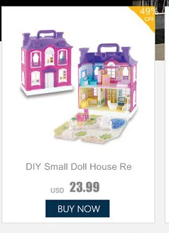 Мини Деревянный кукольный домик, набор, сборный Миниатюрный Кукольный дом, коробка, реалистичные 3D DIY кукольные домики, игрушки для девочек, для детей, рождественские подарки