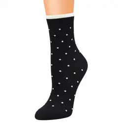 Новые женские Модные милые горизонтальные узор точек леди носки без пятки носки до лодыжки Harajuku Сокс Dorpshipping W