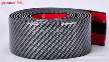 

Universal 4.9 Feet Long Black Glossy Carbon Fiber Look Car SUV Truck Van Auto Body Molding Trim Strip Protector Guard Paint