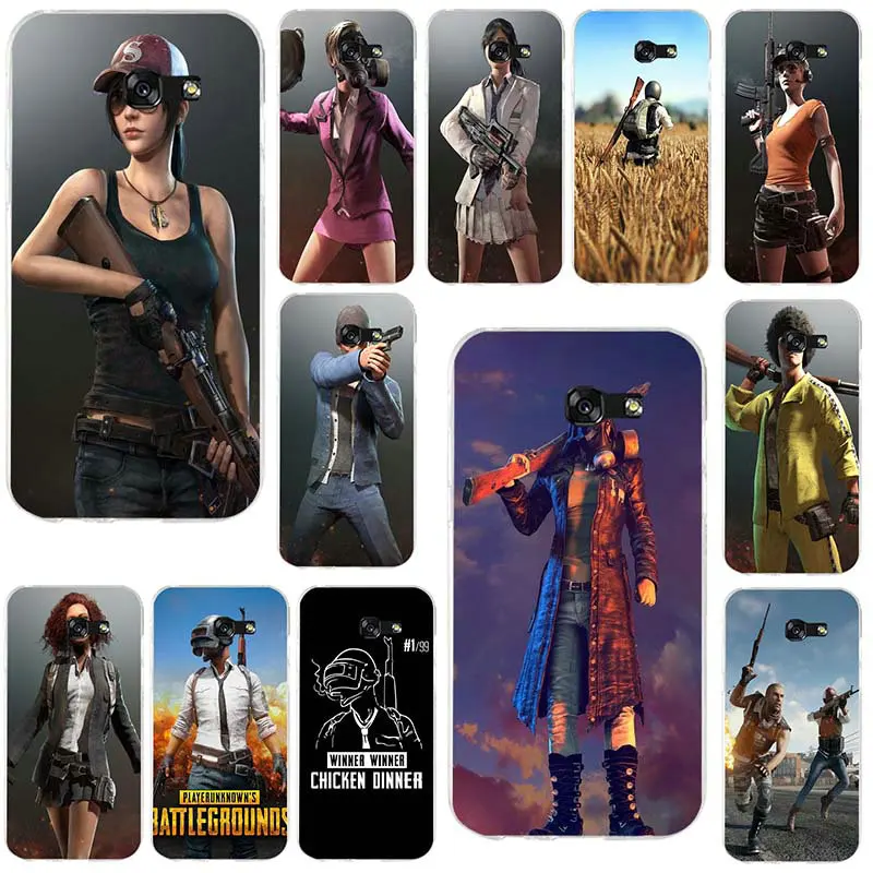 

Silicone Soft Phone Cases For Samsung Galaxy A3 A5 A7 J1 J2 J3 J4 J5 J6 J7 2016 2017 2018 Playerunknown's Battlegrounds PUBG