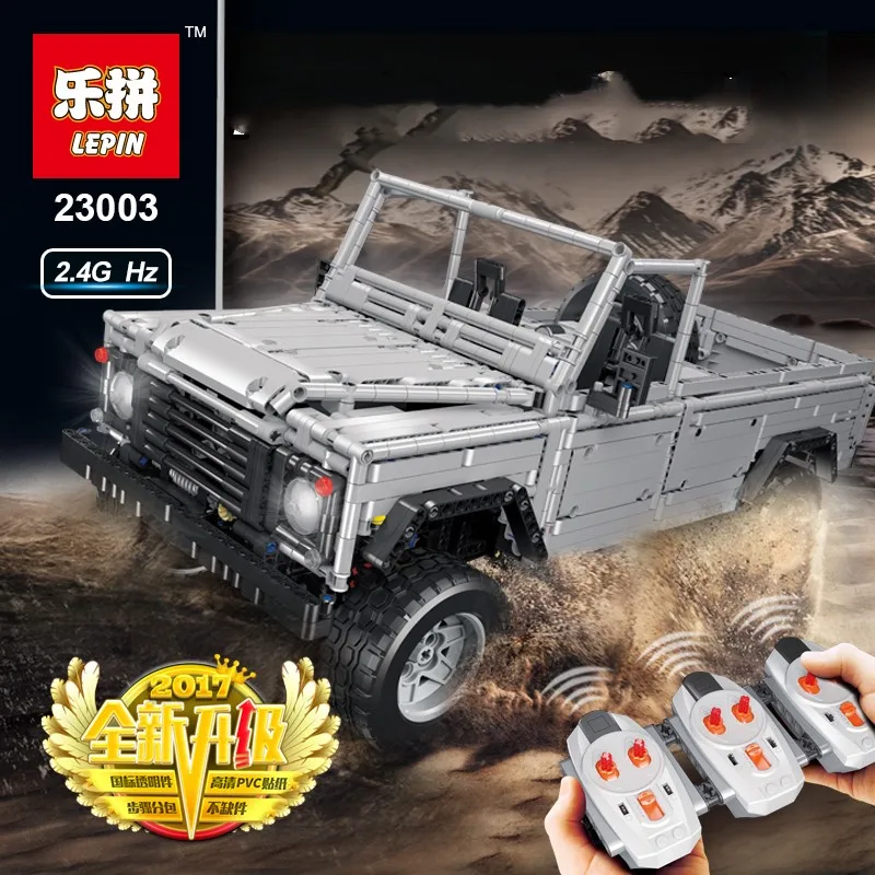 

Lepin 23003 SUV Technic series Creative MOC RC Wild off-road vehicles model Building Blocks Bricks toys for boys Christmas Gifts