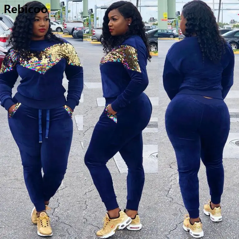 old lady velour tracksuit
