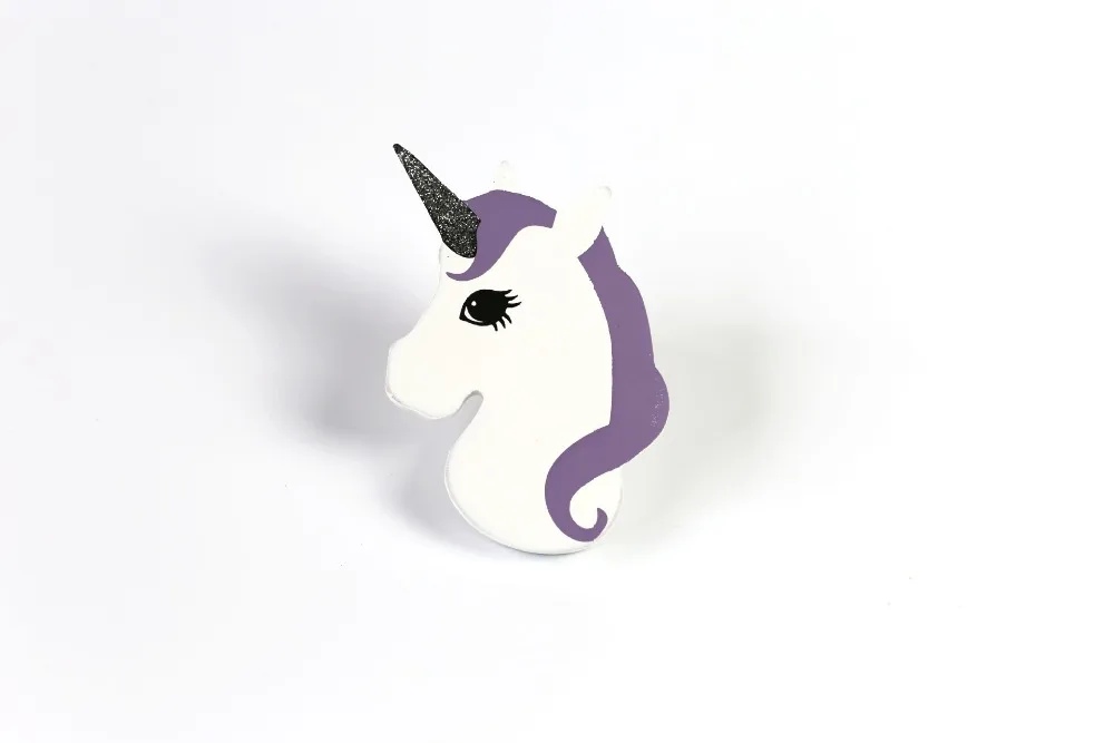 

B Wood Hook For Hanging 3D Cartoon Unicorn Decorative Wall Hooks Towel Door Cabinet Hanger Keys Handbag Bag Holder Wall Home
