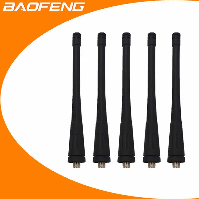 5 шт. SMA-F(женские) UHF 400-480 МГц антенна для Baofeng BF-888S BF-666S BF-777S H777 радио иди и болтай Walkie Talkie