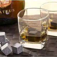 8xhot Вино Виски Камни ледник Rocks холодного Ice Cube Bulk Питьевая бар Главная#52810