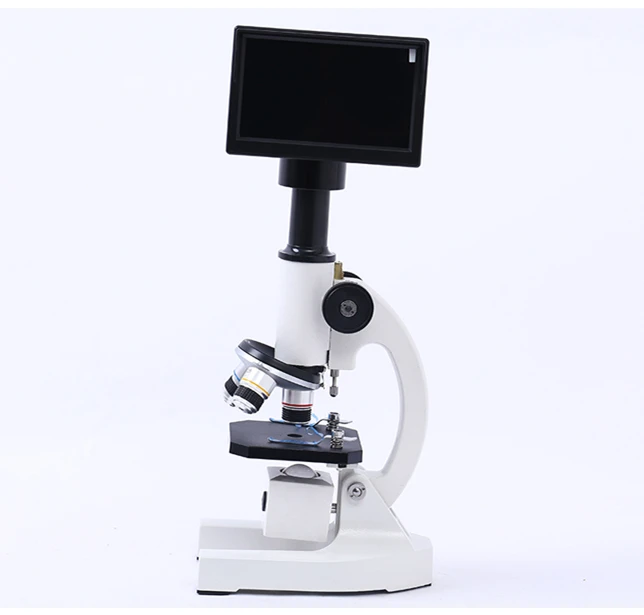 

LCD Screen 640X Student Biological Microscope Breeding Professional Monocular Biology Microscope w/ Light Mite Detection