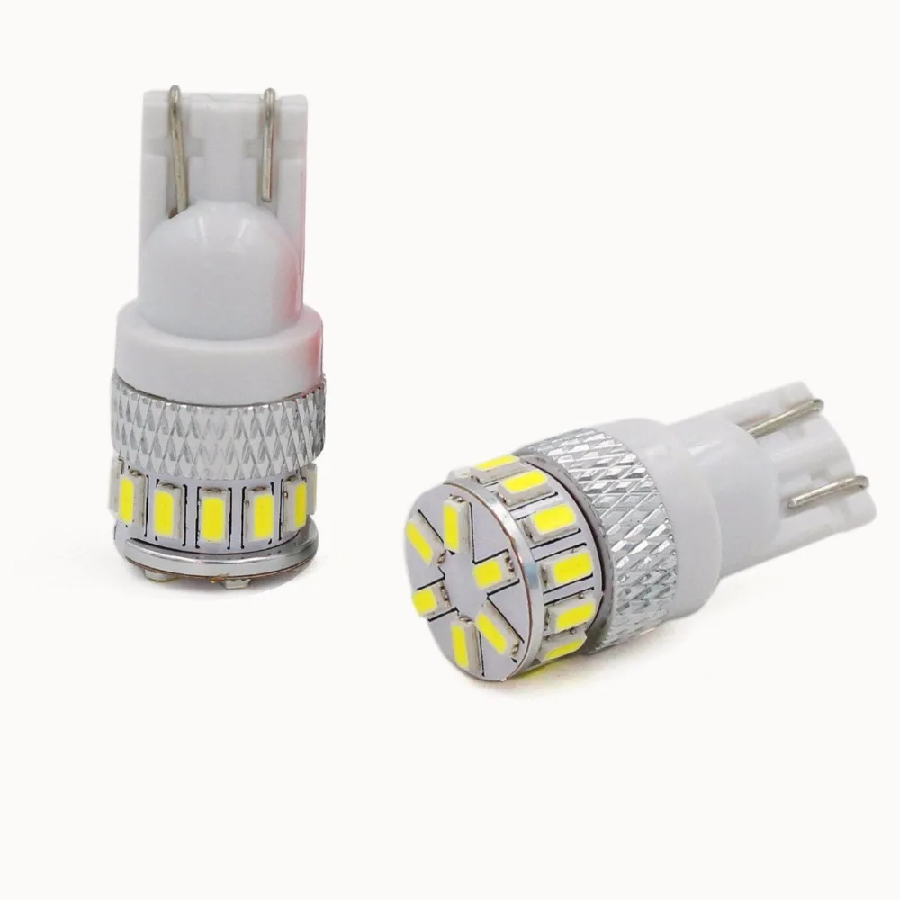 Pair T10 For Car Parking Lights, City Lights/side Marker Lamp T10 Wedge