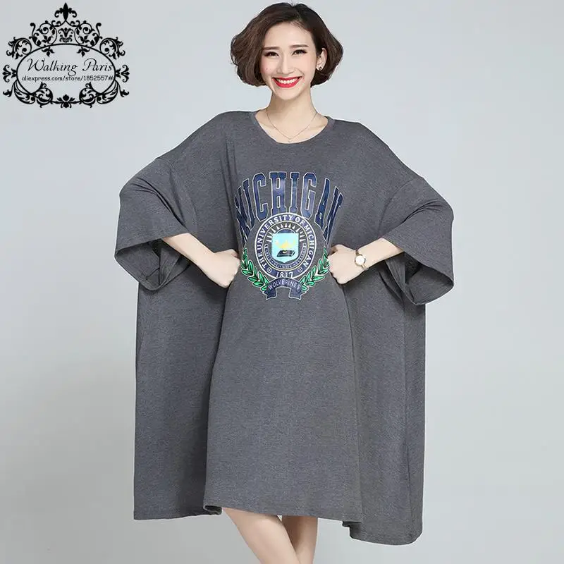  Plus  Size  Women T  Shirt  Summer Cotton Pattern  Print 