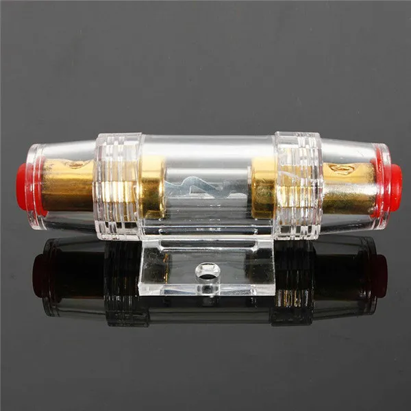 

Auto Car Stereo 8 Gauge AGU Support Fuse Holder and Fuse 60 Amp Audio Cable