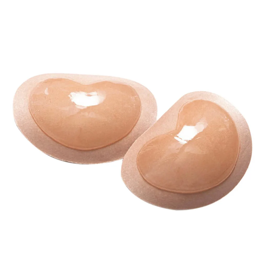 Women Chest cushion Heart Padding Magic Bra Insert Pads Push Up Gel