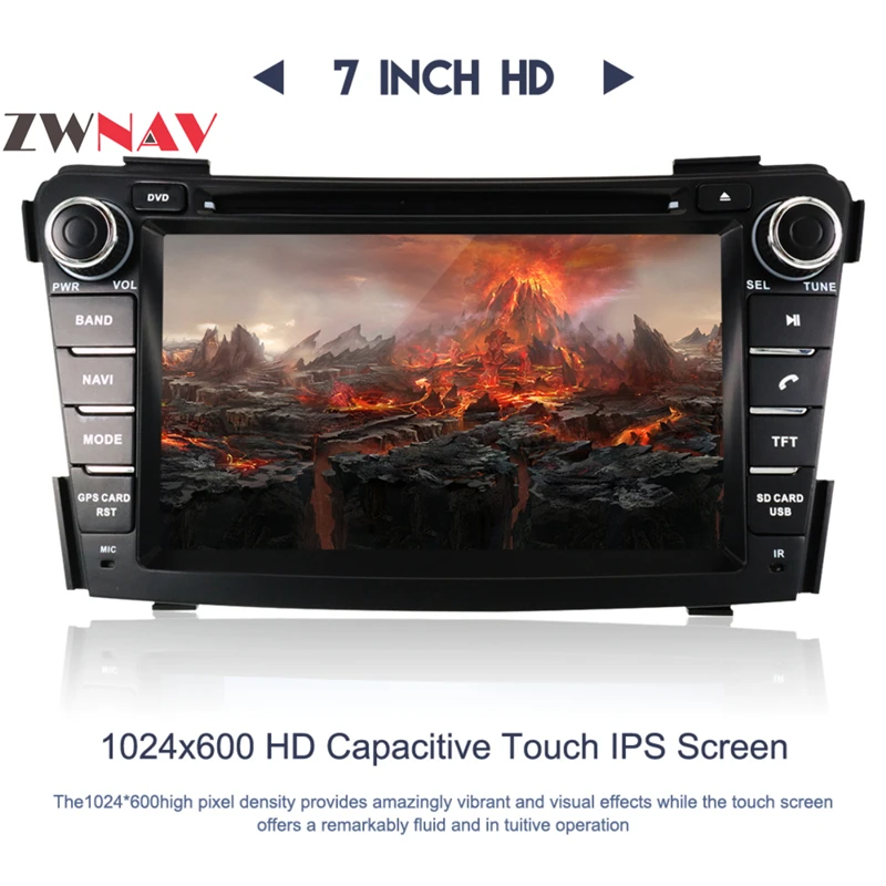 Discount Octa Core Android 9.0 RAM 4GB ROM 32GB Radio Car DVD Player GPS Navigation For HYUNDAI I40 2011-2015 GPS Free Map Camera 5