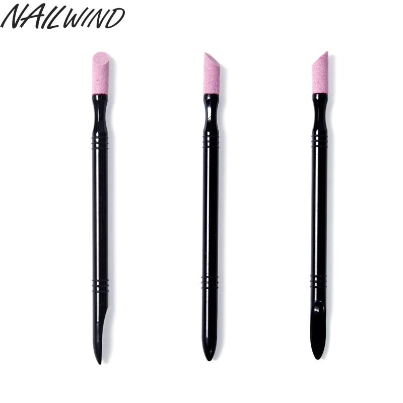 

NAILWIND Nail Care Tools Nail Stone Grinding Rods Extirpate Dead Skin Purple Color Quartz Stick Nail Treatments Tool