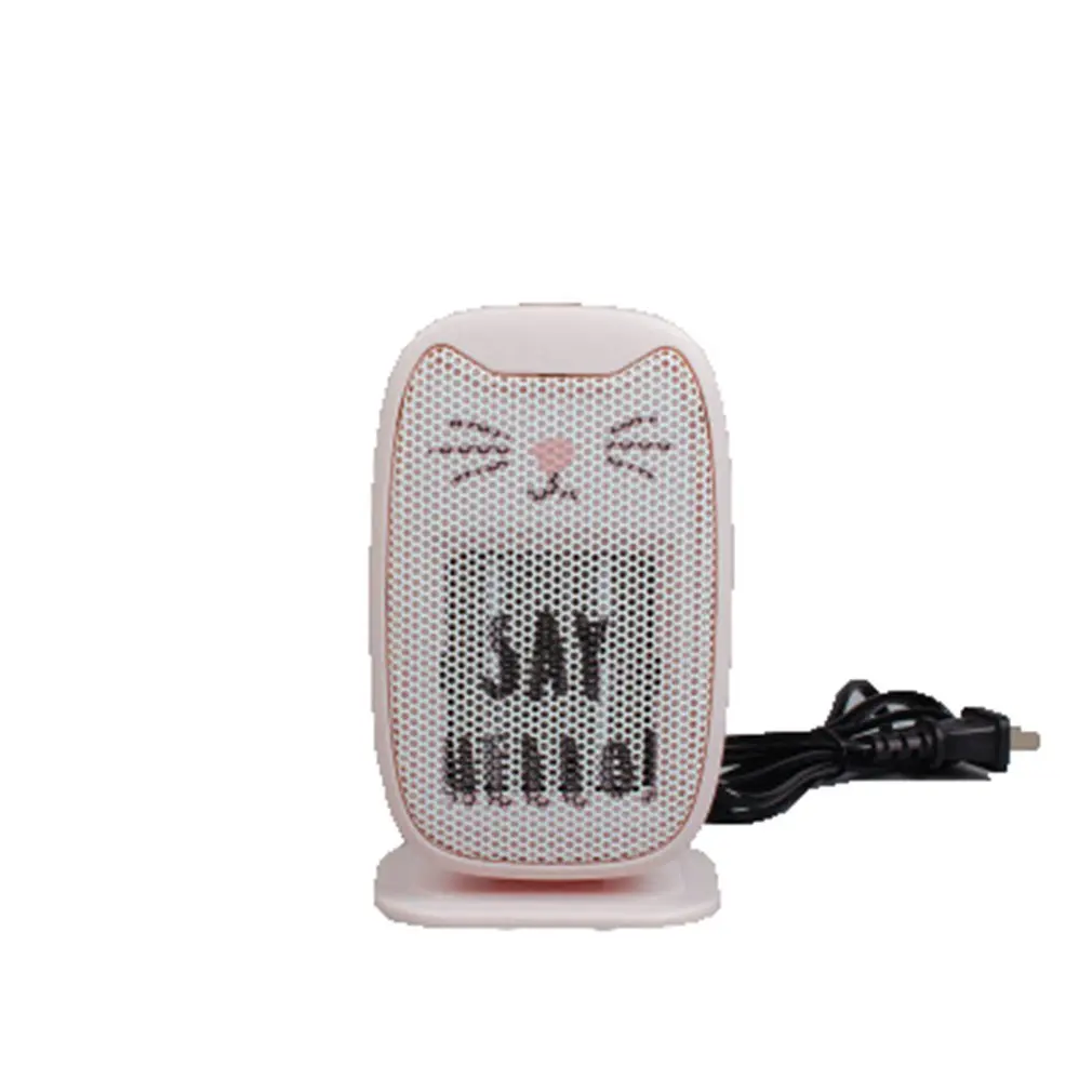 

Mini Electric Table Fan Heater Fast PTC Air Warmer Portable Small ptc Ceramic Fan Heater Electric 220V 500W Warm Air Blower
