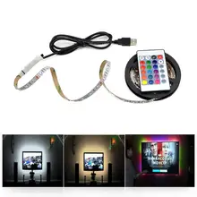 Светодиодный светильник для шкафа не водонепроницаемый 3528 RGB/белый/теплый белый кухонная полоска 1 м 2 м 3 м 4 м 5 м светодиодный светильник ТВ ПОДСВЕТКА лента