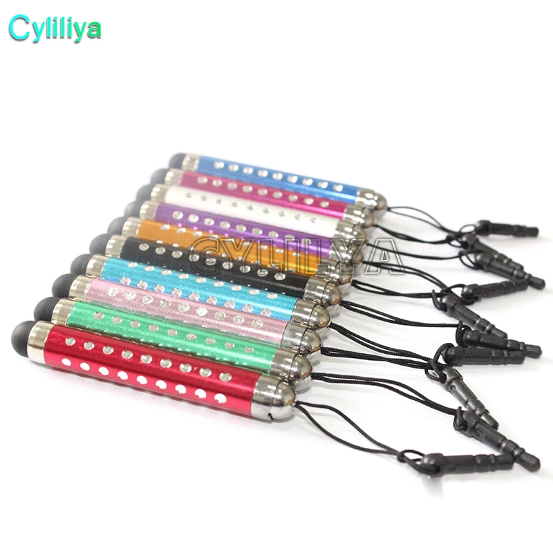 

10pcs Universal Crystal Retractable Capacitive Expandable Touch Stylus Pen for iPhone iPad iPod Samsung Smart Android Phone