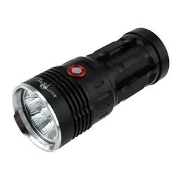 Новый 4500LM Black SKY Рэй Кинг 3-режим 4x CREE xm-l T6 светодиодный фонарик лампы фонарик (4 x 18650)