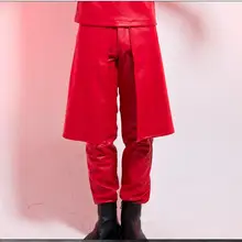 shoppingbar костюмы личности тонкий кожаный Штаны Мужские штаны/29-34