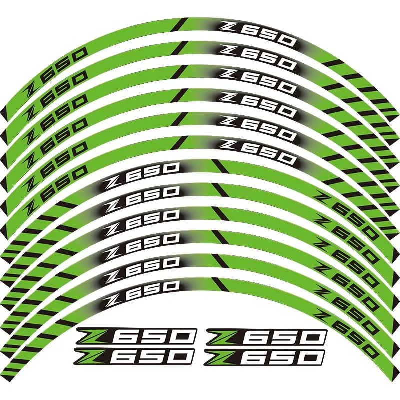 Высококачественные светоотражающие наклейки для мотоциклов Kawasaki z650 Z650 - Цвет: 1