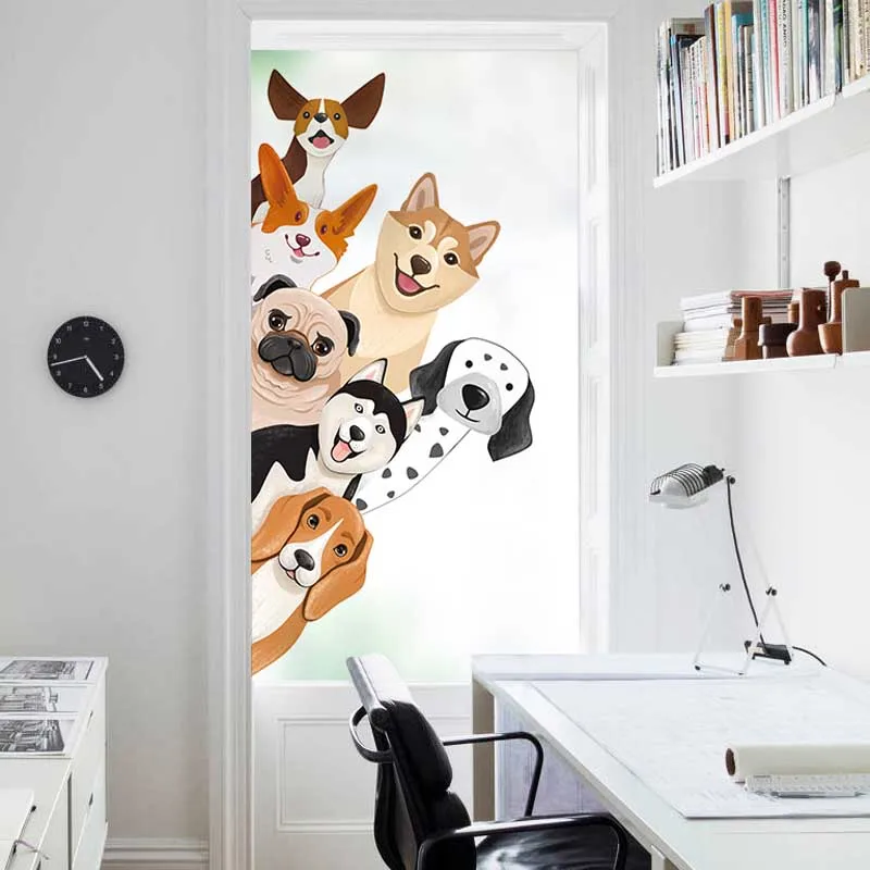 Стикер из матового стекла Dog World светонепроницаемая стеклянная пленка для ванной