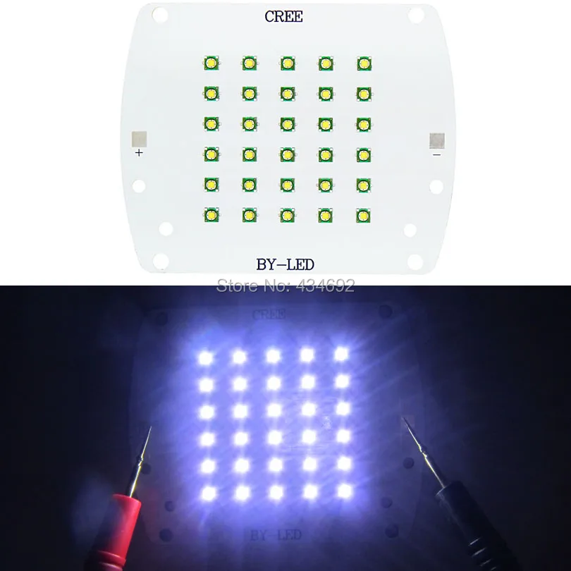 

High Power 100W Cree XP-E XPE Cold White 10000K Led Emitter Lamp Light 6000LM 30-35V 3A For DIY Led Spotlight