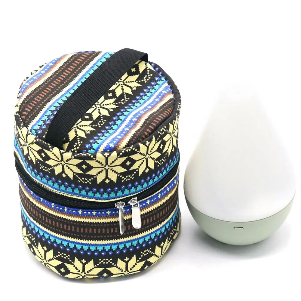 10 Bottle Essential Oil Storage Bag Printed Diffuser Organizer Bag Carrying Case Tote Aromatherapy Bag For 5/10/15ml Bottle