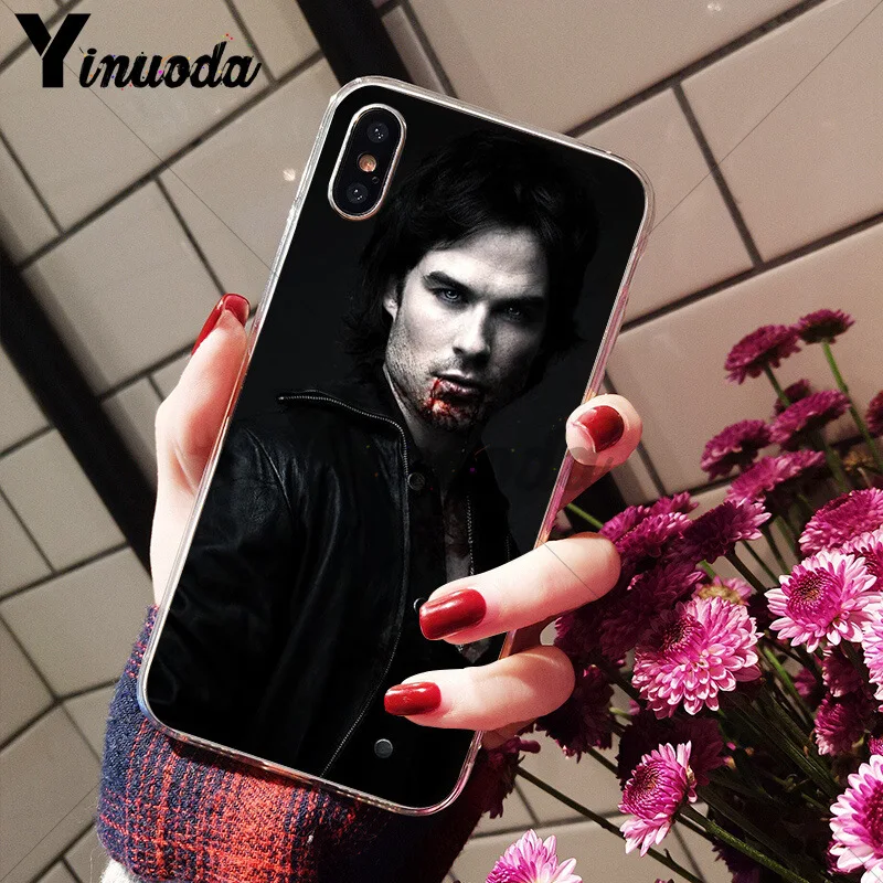 Yinuoda Дневники вампира Йен сомерхалдер мягкий чехол для телефона Apple iPhone 8 7 6 6S Plus X XS MAX 5 5S SE XR чехол