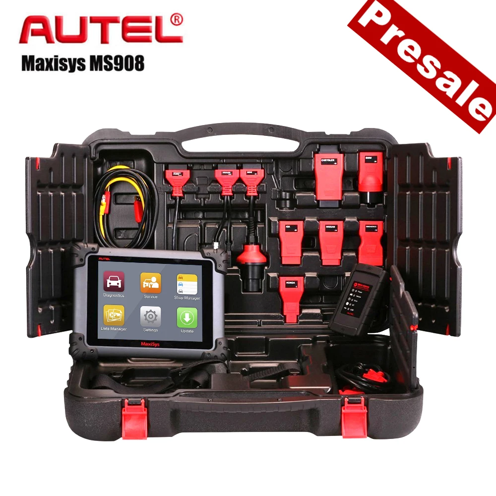 Presale Autel Maxisys MS908 Automotive Diagnostic Tool Scan All Systems Advanced ECU Coding Key Programming OBD2 II Code Scanner Presale Autel Maxisys MS908 Automotive Diagnostic Tool Scan All Systems Advanced ECU Coding Key Programming OBD2 II Code Scanner