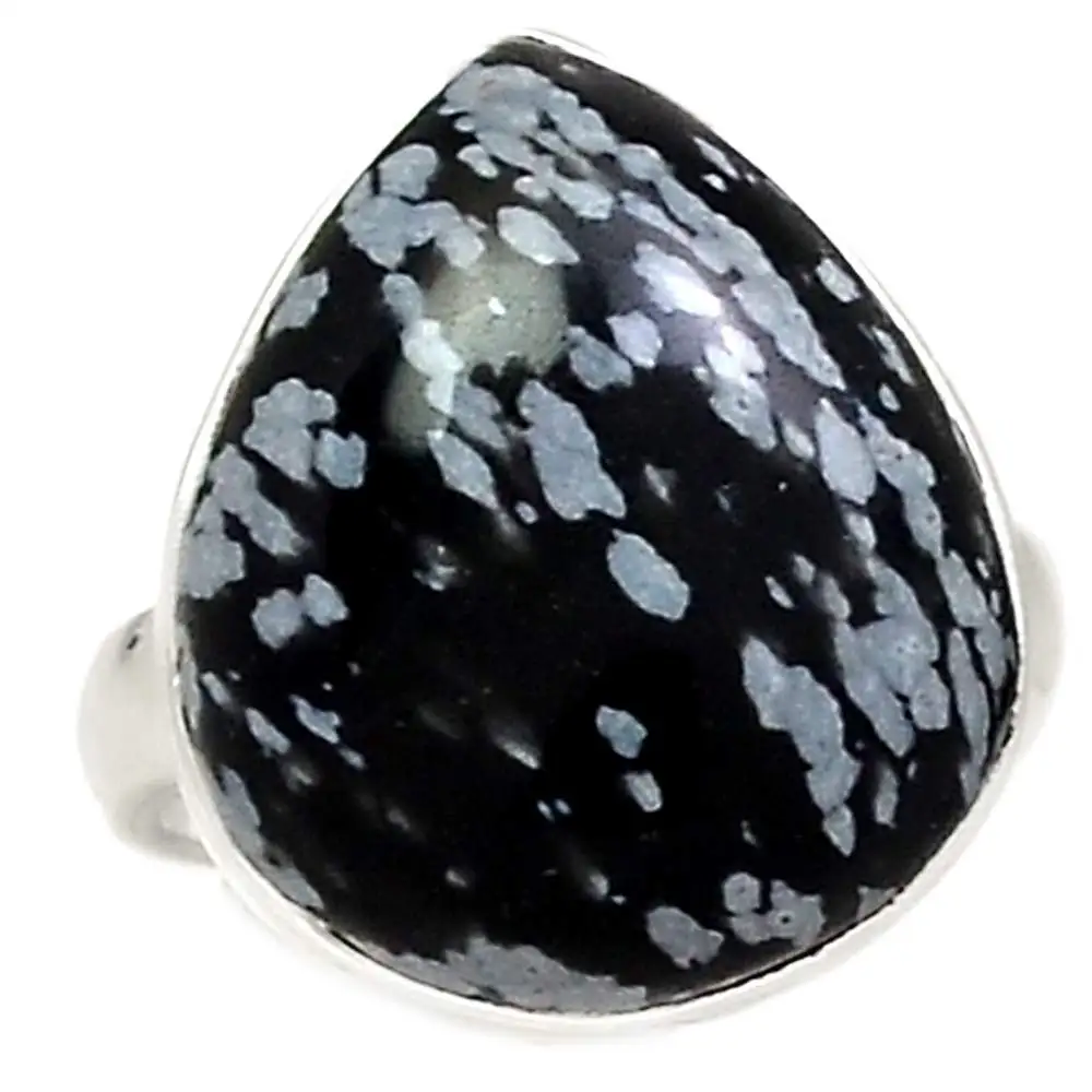 

NiaoZaiFei YunZaiKan Genuine SnowFlakes Ring 925 Sterling Silver,USA Size :8, MHBAR3960