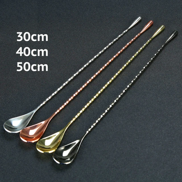 Cuillère à Cocktail Professionnelle Manche Torsadé - Accessoires