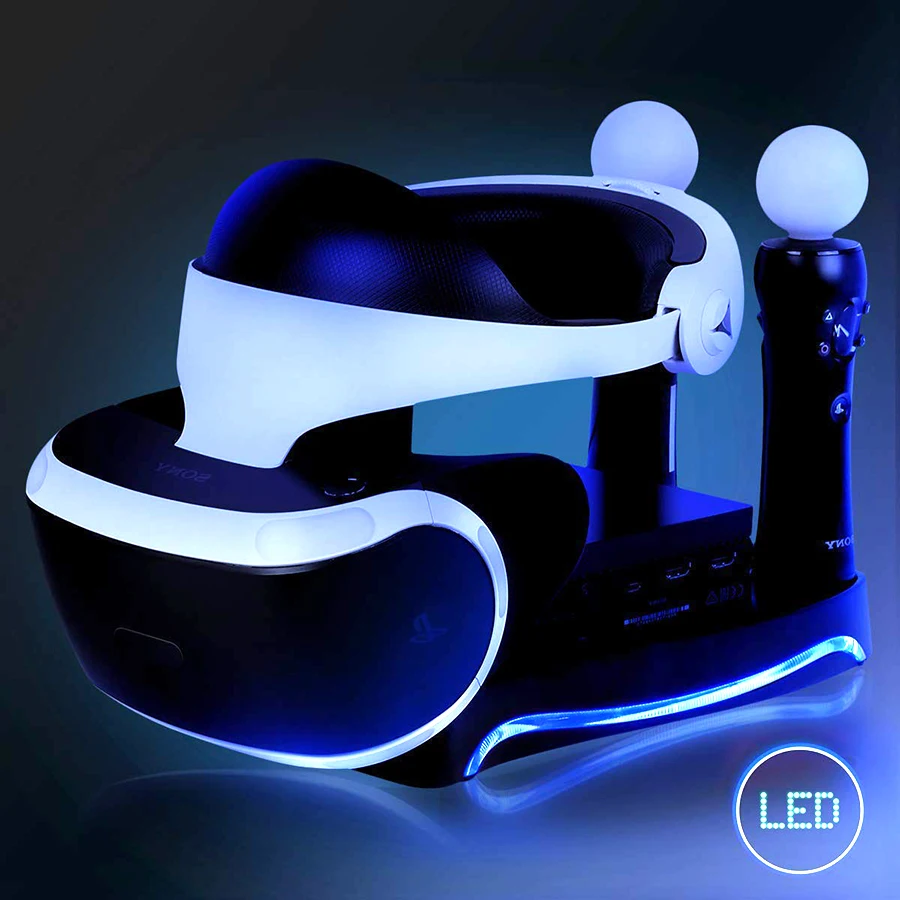  PS4 PS Move VR Charging Storage Stand PSVR Headset CUH-ZVR2 2th Bracket for PS VR Move Showcase