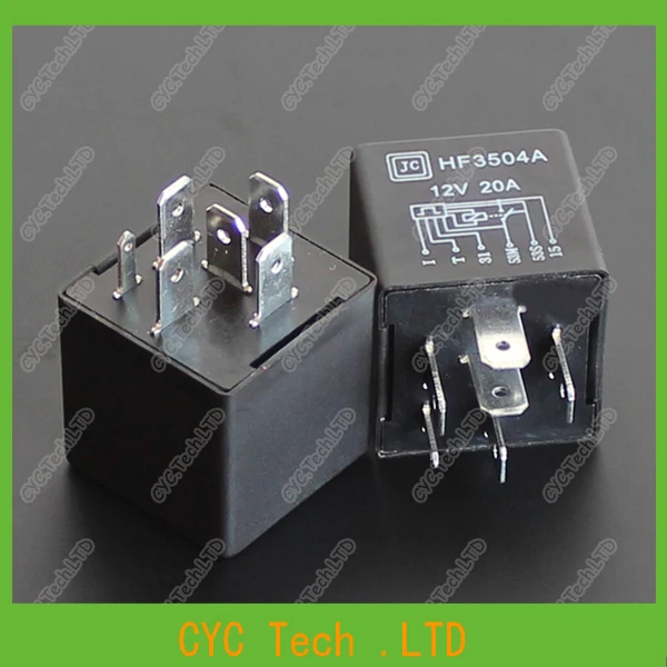 3pcs 6Pin 12V 20A Car Wiper Relay / Wiper Intermittent Controller for
