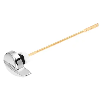 

Side Mount Toilet Tank Flush Lever Handle for Toilets Yellow silver