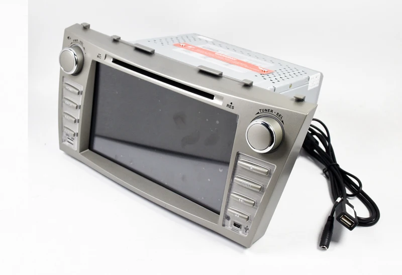 Best SilverStrong IPS 2Din Android9.0 Car DVD For TOYOTA CAMRY AURION v40 2007-11 auto radio with google play 16