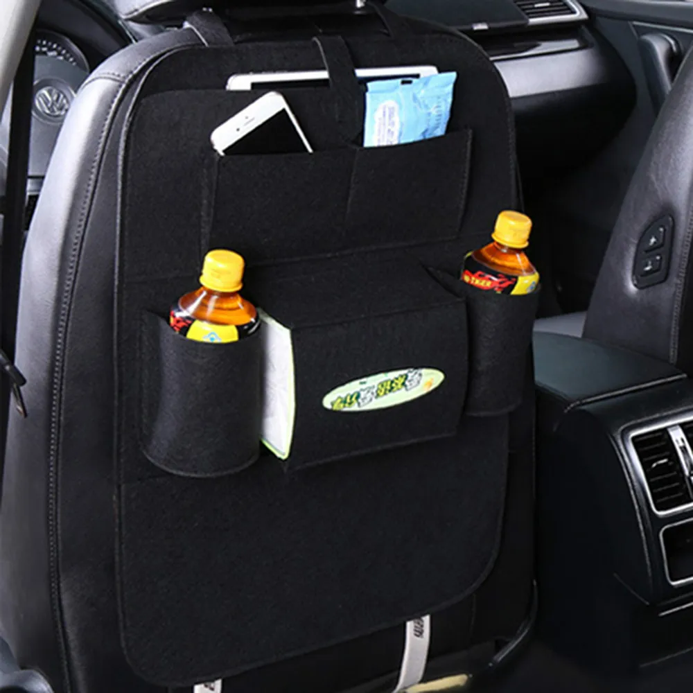 

new Car Seat Organizer Cooler Multi Pocket Bag For Mitsubishi Mirage Montero Montero Sport Outlander Pajero Mini RVR Space Star