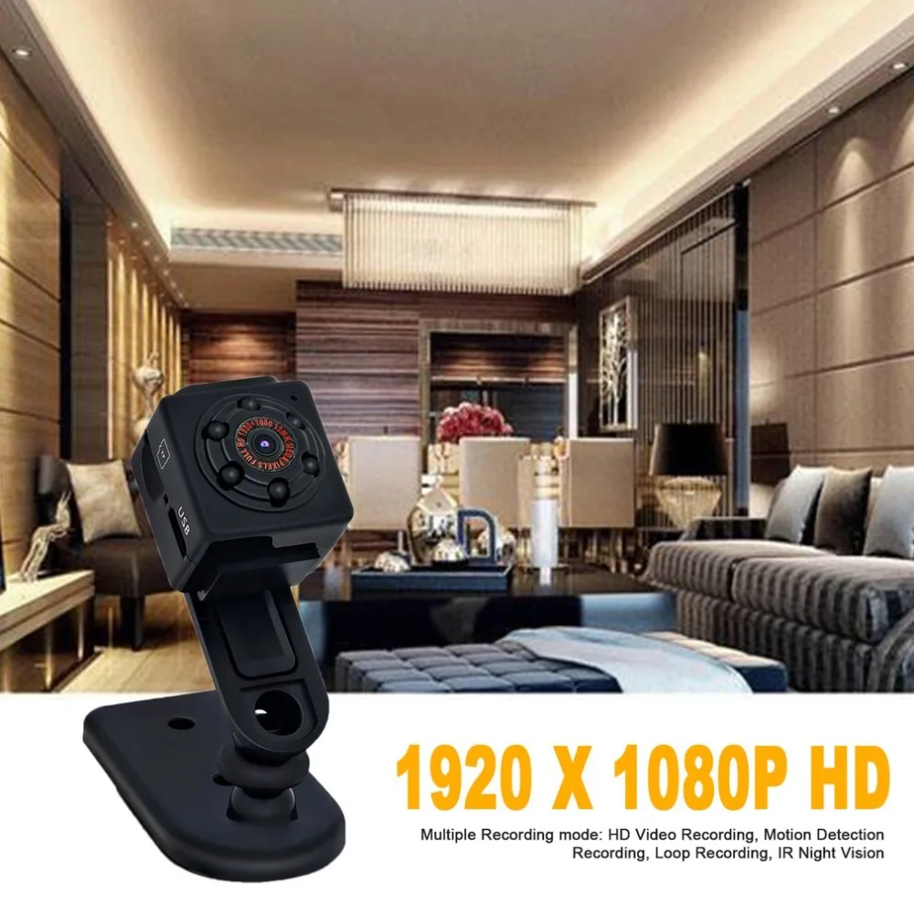 

SQ9 1080P HD Mini Cam Portable Security Camera Motion Detection Video Surveillance Camcorder IR Night Vision Loop Recording