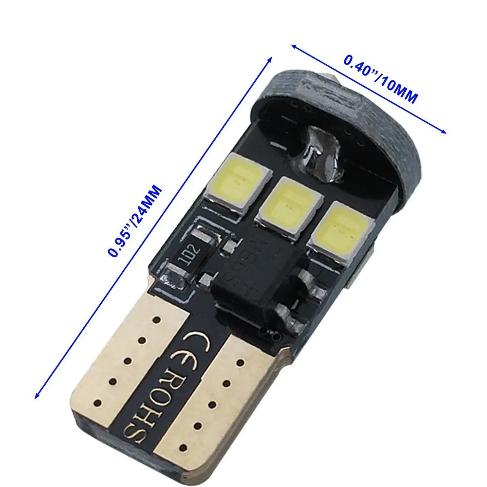 Светодиодный лампы T10 Canbus 9SMD 2835 Чипсет Чрезвычайно Яркий неполярный для интерьер