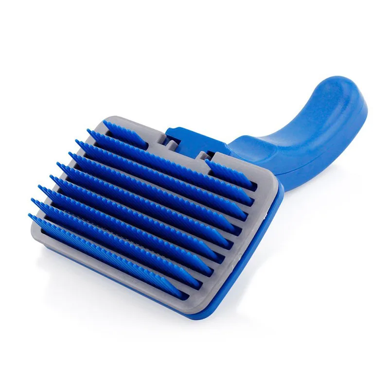 Soft and Comfortable Self Cleaning Pet Hair Comb Grooming Trimmer Hair Removal Brush for Dog Cat Rabbit Horse5