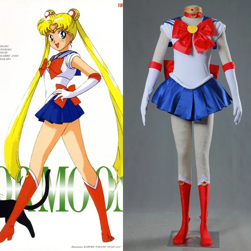 Sailor Moon traje de Cosplay traje de sailor moon vestido