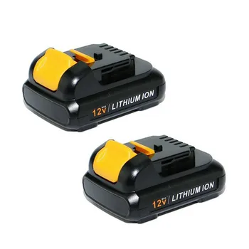 

2PCS best power tool Battery For Dewalt 12V 2.0Ah 2000mah MAX Li-ion DCB120 DCD710 DCF813 DCF815 DCF610