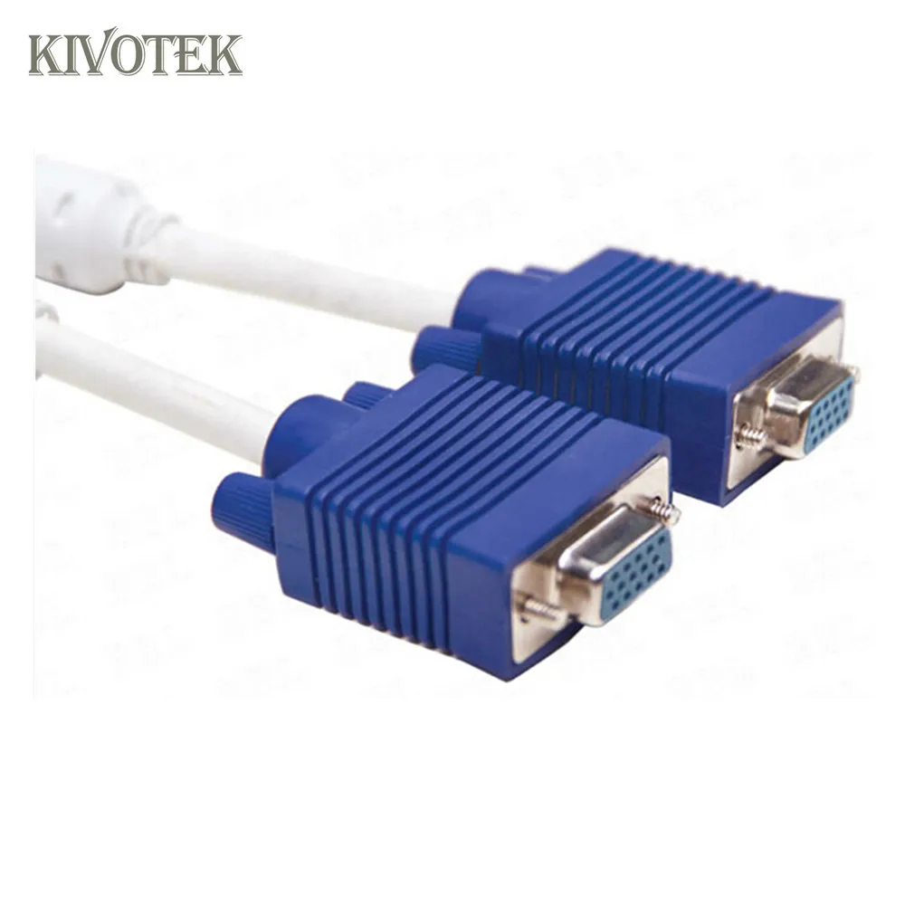 Раздельный преобразователь VGA на 2 двойных гнездовых адаптера Vga 3 шт./лот кабель