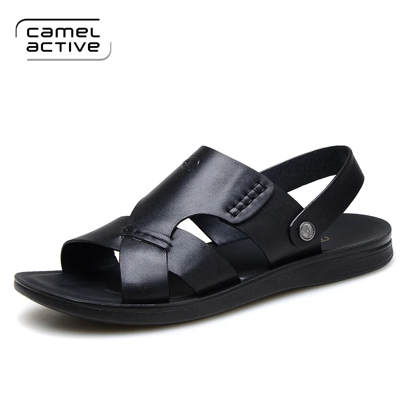 

Camel Active 2019 New Genuine Leather Quick-Dryin Sandals Summer Quality Casual Sneakers Anti-Slippery Outdoor Beach Shoes 7201