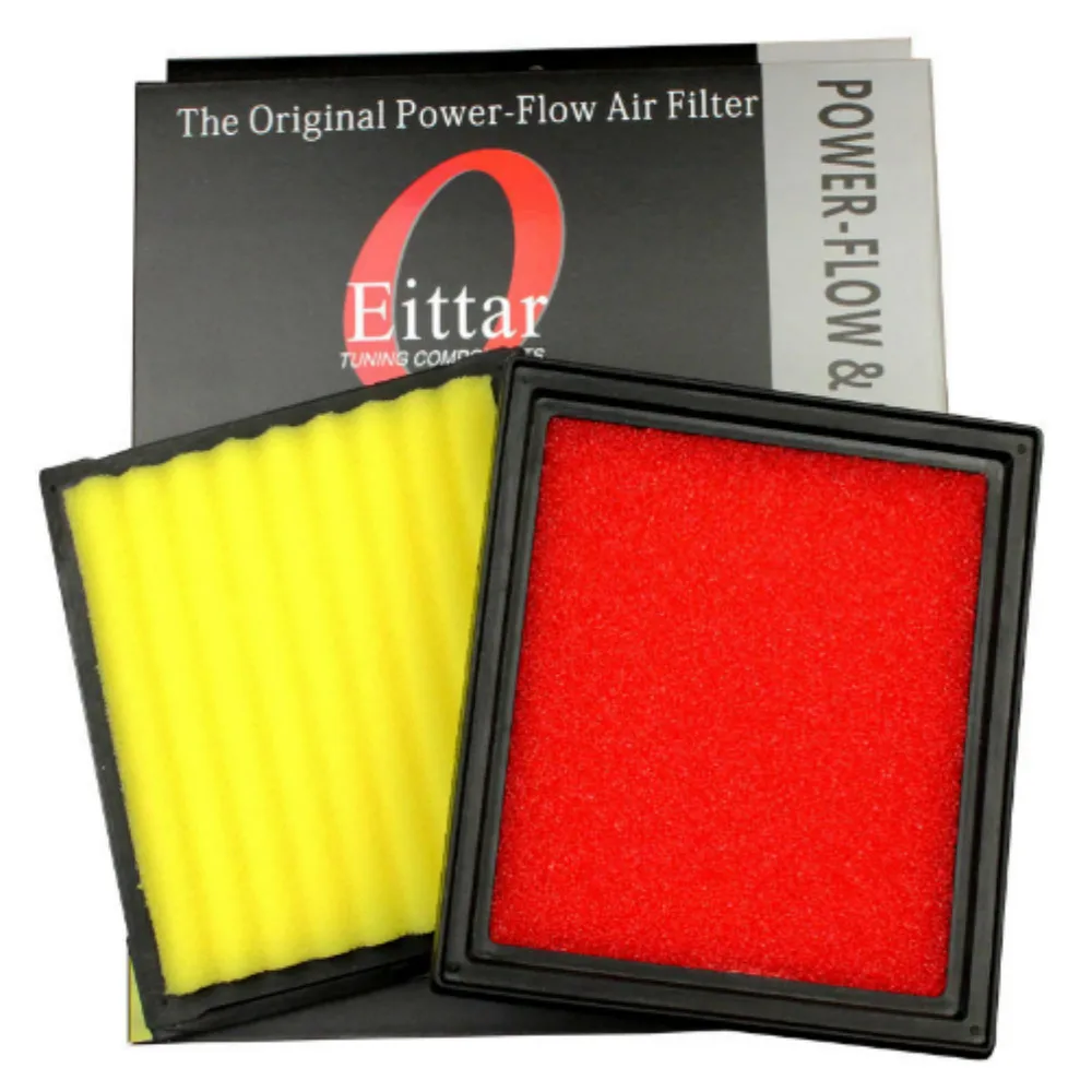 Filtro de aire del coche de alto flujo filtro de aire del automóvil Super híbrido filtros de aire para HONDA CRV CR-V 2.4L 2007-2011 (encuentro KN 33-2377)